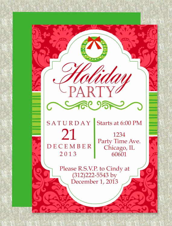 Free Holiday Invitation Template Best Of Christmas Party Microsoft Word Invitation Template