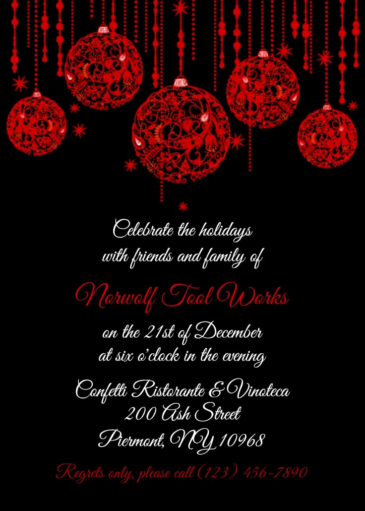 Free Holiday Invitation Template New 17 Best Rscf Holiday Party Invitations Images On Pinterest