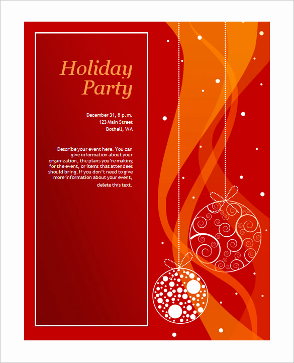 Free Holiday Invitation Templates Luxury 50 Microsoft Invitation Templates Free Samples