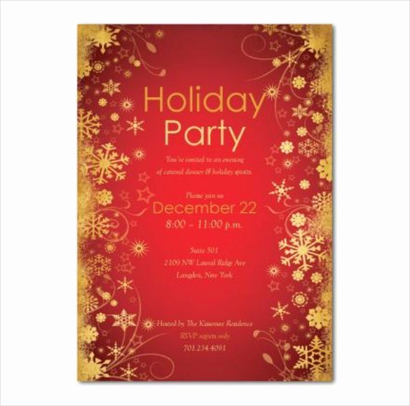 Free Holiday Party Invitation Templates Inspirational Holiday Invitation Template – 17 Psd Vector Eps Ai Pdf