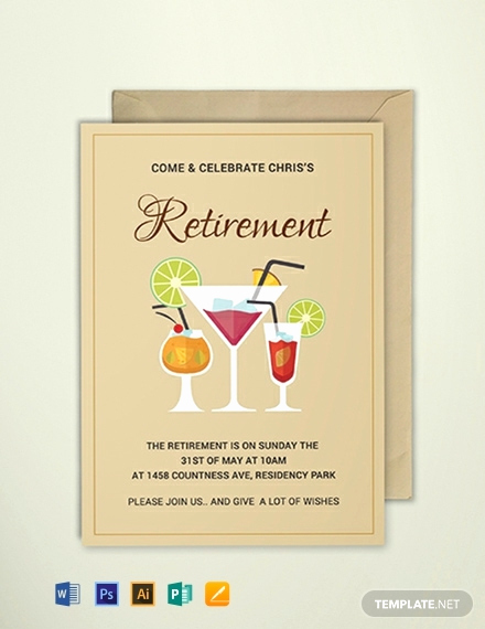 Free Invitation Templates for Word Inspirational Free Printable Retirement Party Invitation Template Word