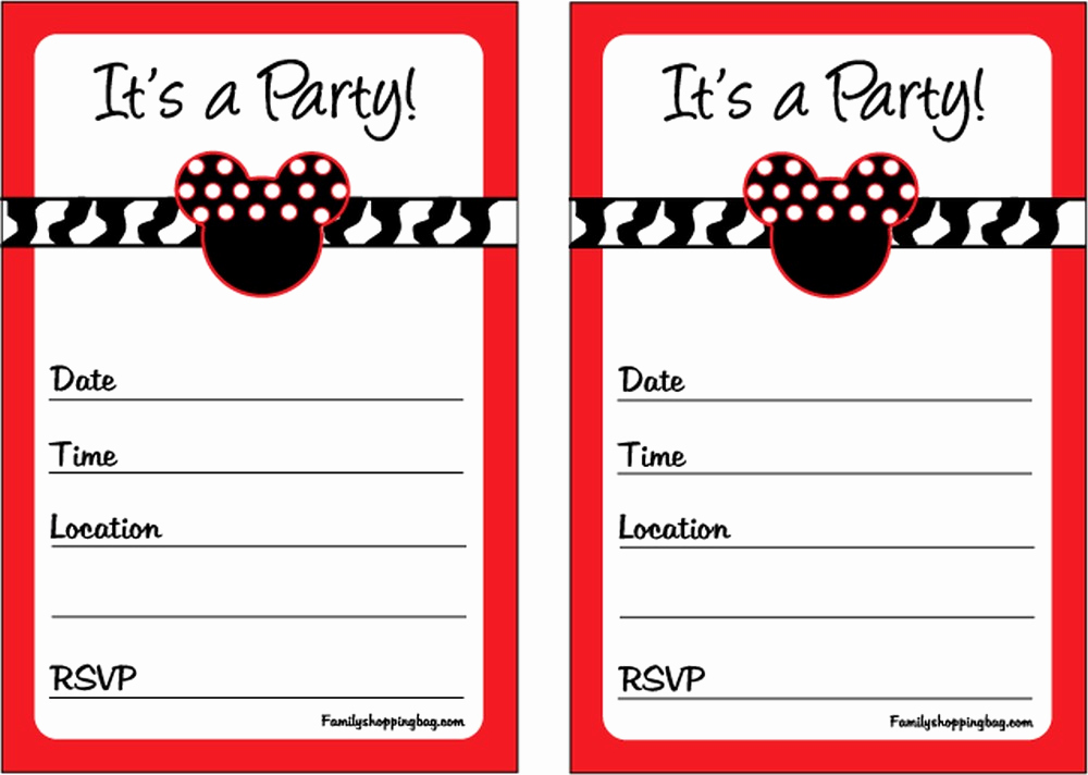 Free Mickey Mouse Invitation Template Awesome Mickey Mouse Baby Shower Invitations