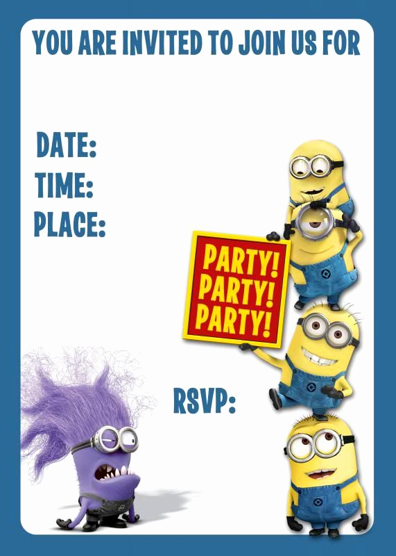 Free Minion Invitation Template Best Of Best 25 Minion Birthday Invitations Ideas On Pinterest