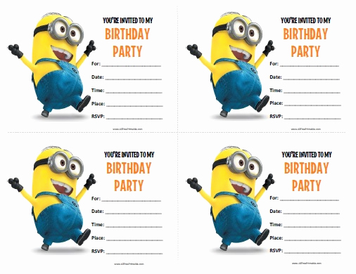 Free Minion Invitation Template Lovely 40th Birthday Ideas Minion Birthday Invitations Templates