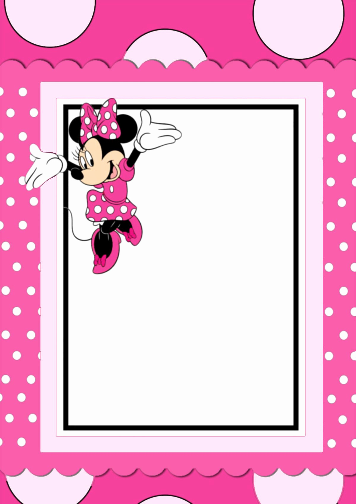 Free Minnie Mouse Invitation Template New Free Printable Minnie Mouse Invitation Card