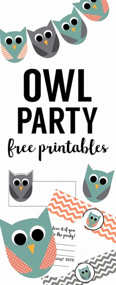 Free Owl Invitation Template Luxury Free Diy Customizable Owl Invitations Template by