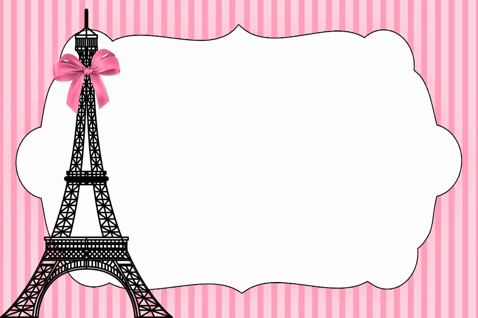 Free Paris themed Invitation Template New Paris Invitations On Pinterest