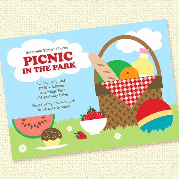 Free Picnic Invitation Template Lovely 67 Best Picnic Cards Images On Pinterest