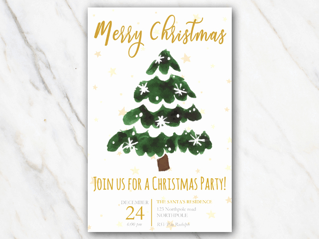 Free Printable Christmas Invitation Templates Lovely Free Printable Christmas Invitation Templates In Word