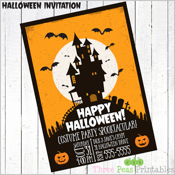 Free Printable Halloween Invitation Template Fresh 35 Halloween Invitation Templates Free Psd Invitations