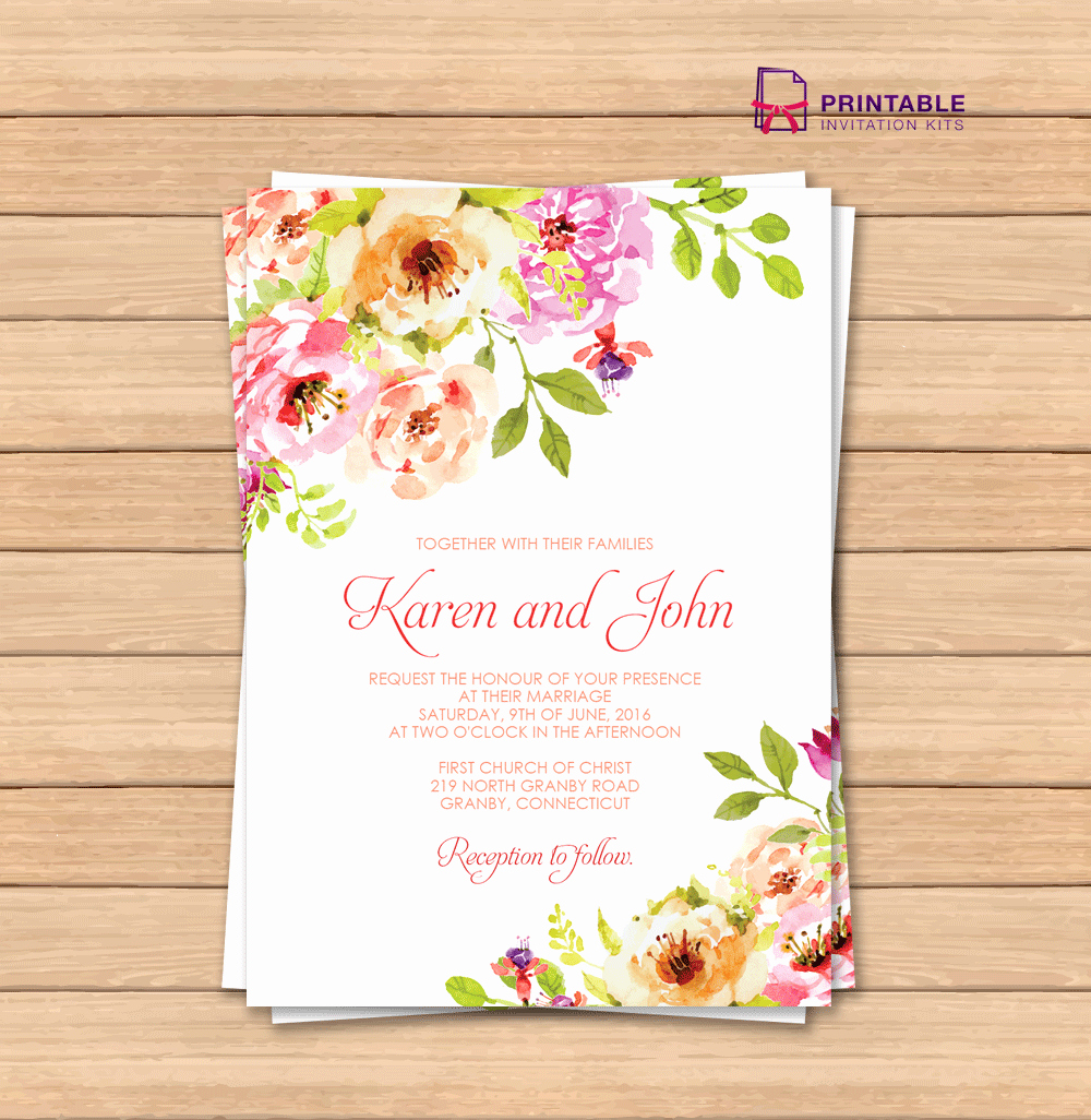 Free Printable Invitation Templates Awesome Vintage Floral Border Invitation Template ← Wedding