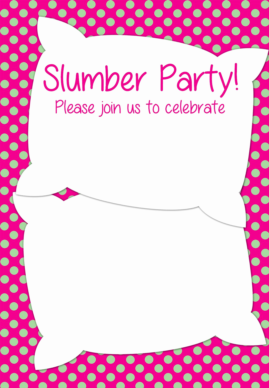 Free Sleepover Invitation Template Inspirational Free Printable Slumber Party Invitation