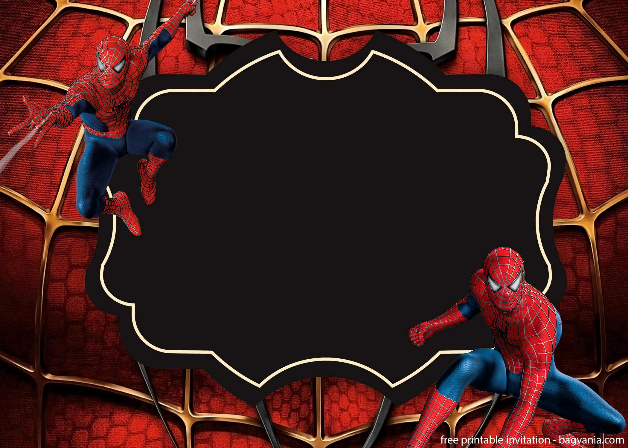 Free Spiderman Invitation Template New Make Your Boys Happy with Spiderman Invitations Templates