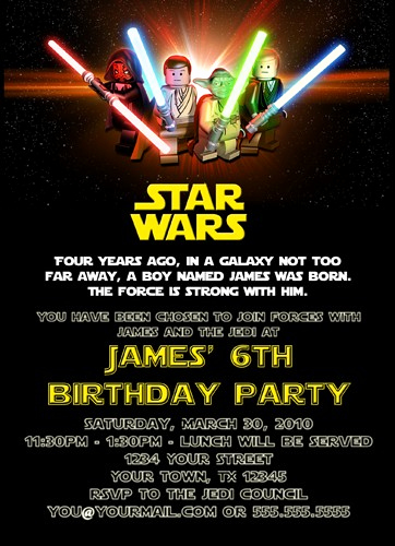 Free Star Wars Invitation Template Luxury Free Printable Star Wars Birthday Invitations Template