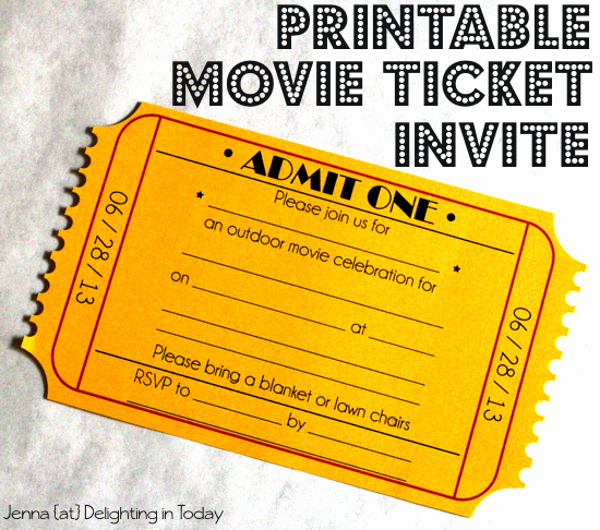 Free Ticket Invitation Template Awesome Ticket Invitation On Pinterest