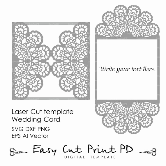 Free Wedding Invitation Svg Files Unique Wedding Invitation Lace Crochet Doily Pattern Card Template