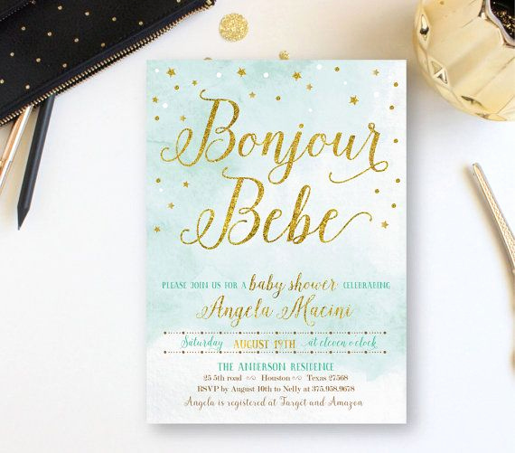 French Baby Shower Invitation Elegant 25 Best Ideas About French Baby Showers On Pinterest