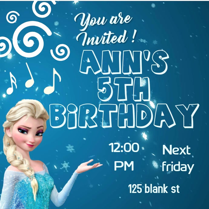 Frozen Birthday Invitation Template New Frozen Invitation Template