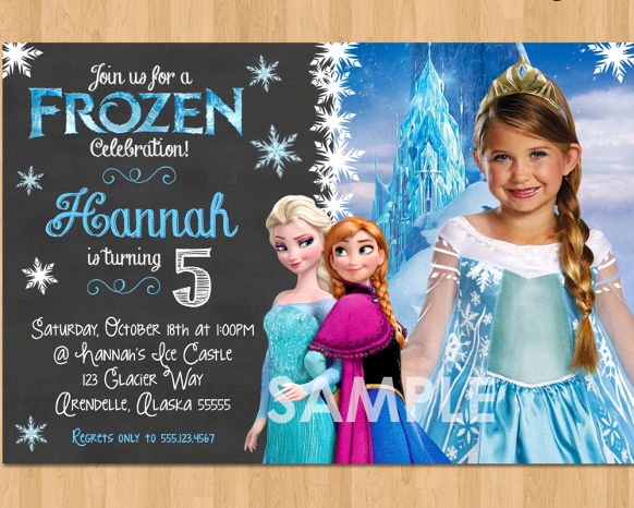 Frozen Invitation Template Free Download Beautiful 12 Frozen Birthday Invitation Psd Ai Vector Eps