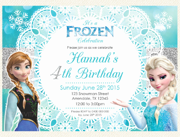 Frozen Invitation Template Free Download New 12 Frozen Birthday Invitation Psd Ai Vector Eps