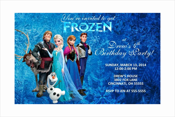 Frozen Invitation Templates Free Best Of 13 Frozen Invitation Templates Word Psd Ai