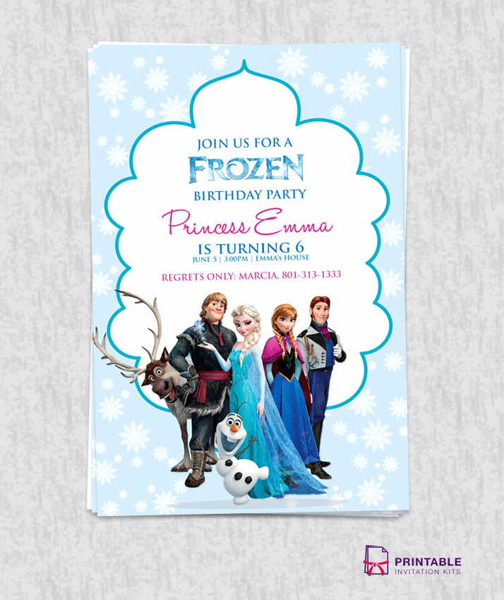 Frozen Invitation Templates Free Unique Free Frozen Birthday Invitation Template ← Wedding