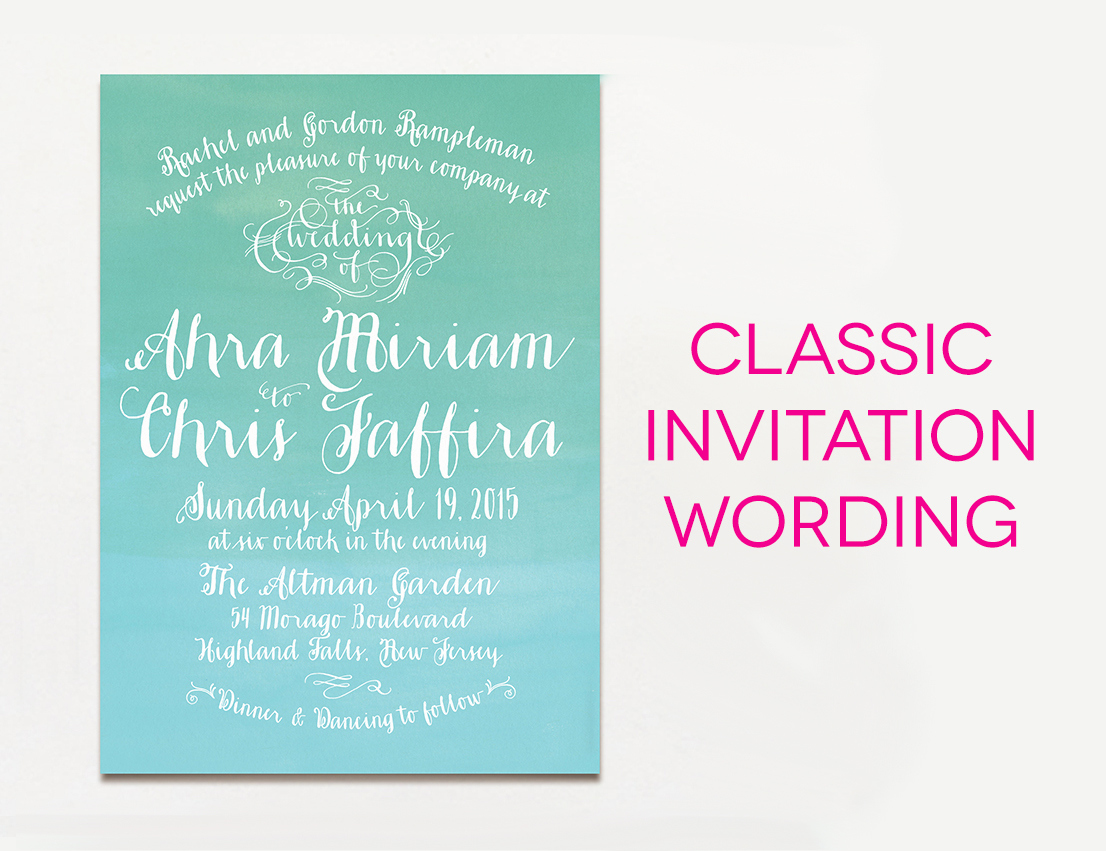 Fun Wedding Invitation Wording Awesome 15 Wedding Invitation Wording Samples From Traditional to Fun