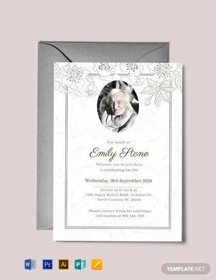 Funeral Invitation Template Free Best Of Free Catholic Funeral Program Invitation Template