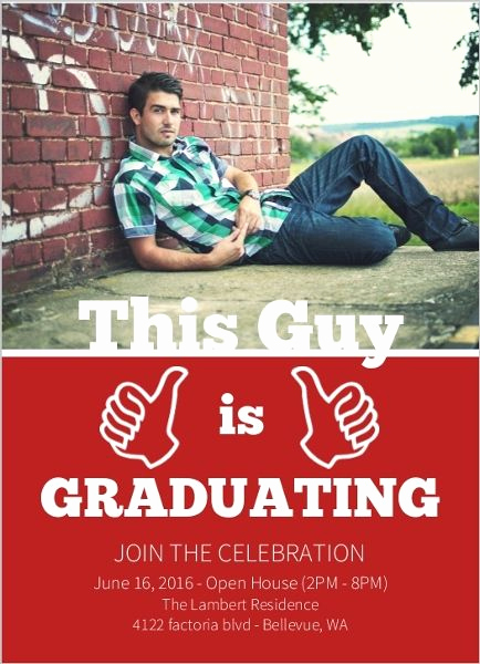 Funny Graduation Party Invitation Wording New This Guy Funny Graduation Invitation