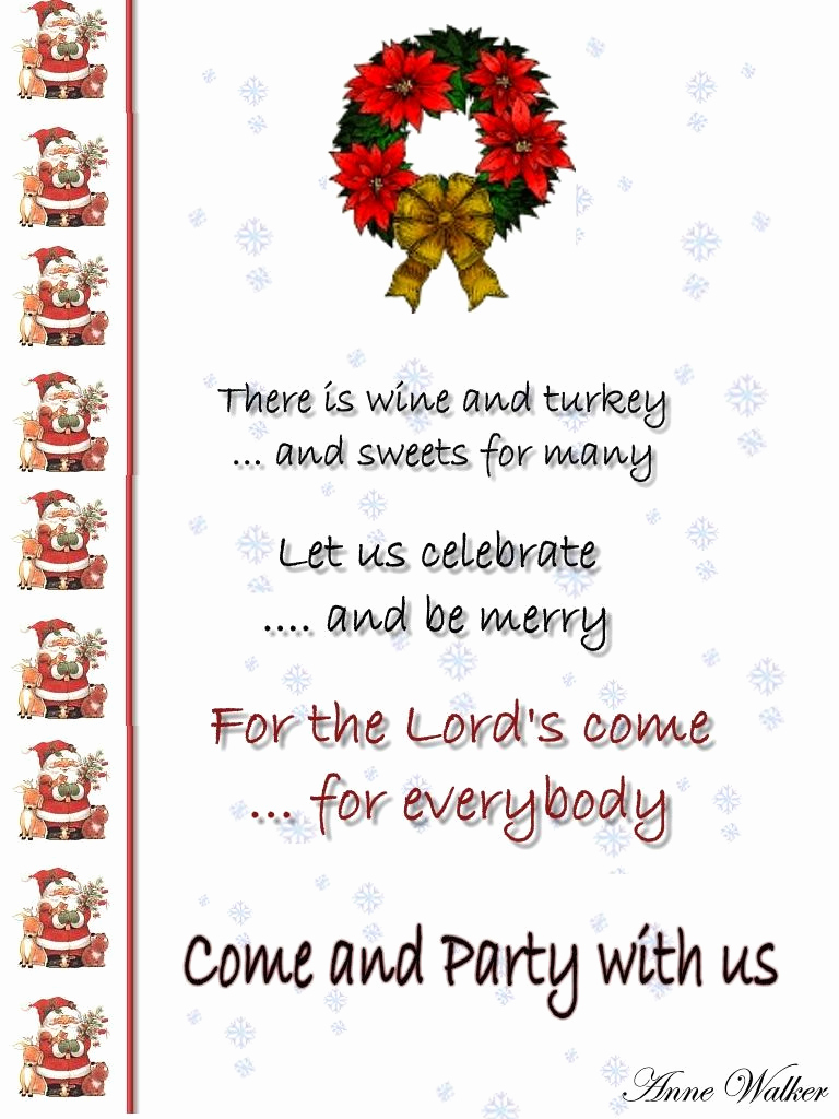 Funny Party Invitation Quotes Inspirational Christmas Invitation Template and Wording Ideas