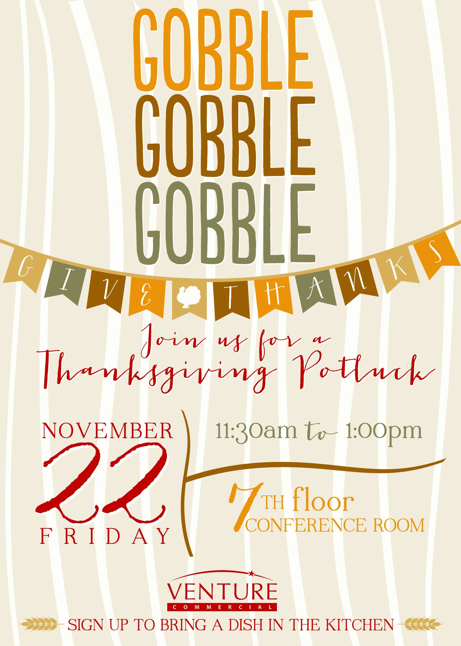 Funny Thanksgiving Invitation Wording New Gobble Gobble Gobble &amp; Give Thanks Thanksgiving Potluck