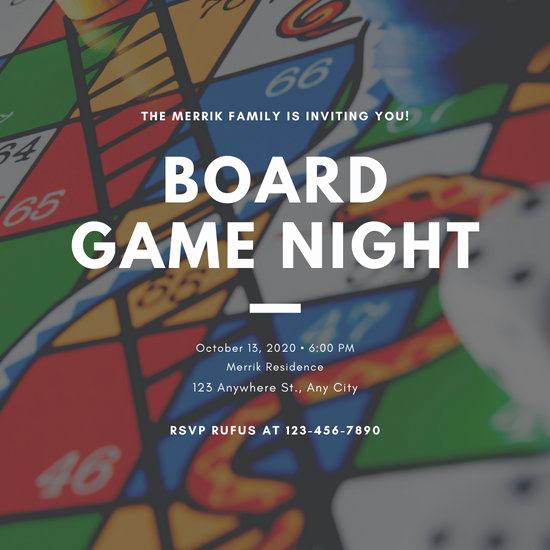 Game Night Invitation Template Fresh Customize 249 Game Night Invitation Templates Online Canva