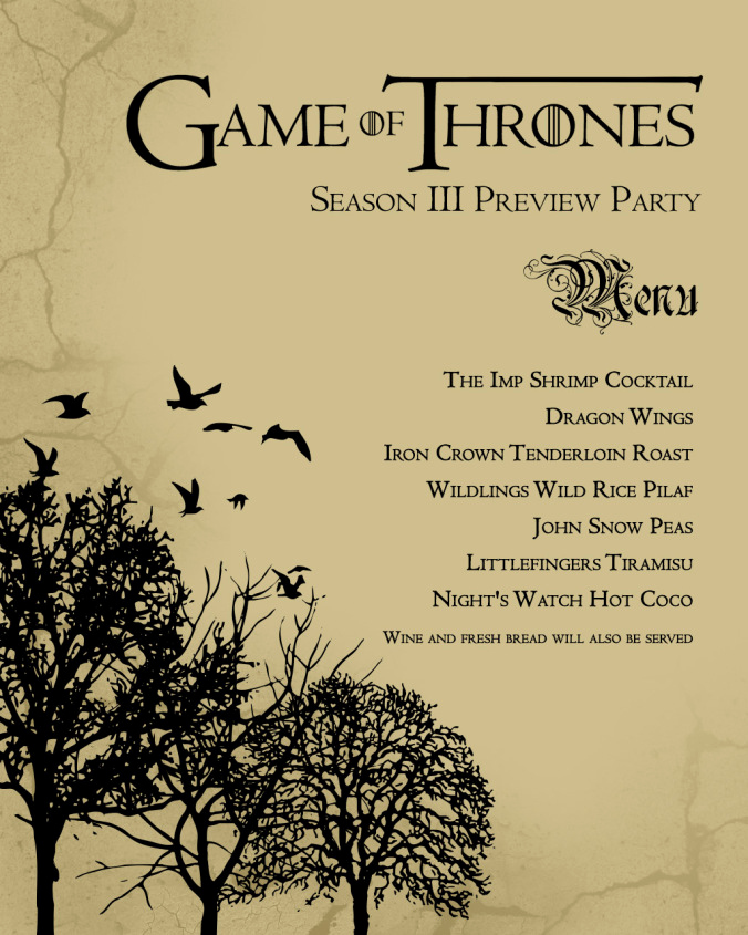 Game Of Thrones Invitation Beautiful Throw An Epic Game Of Thrones Watch Party 70 Great Ideas