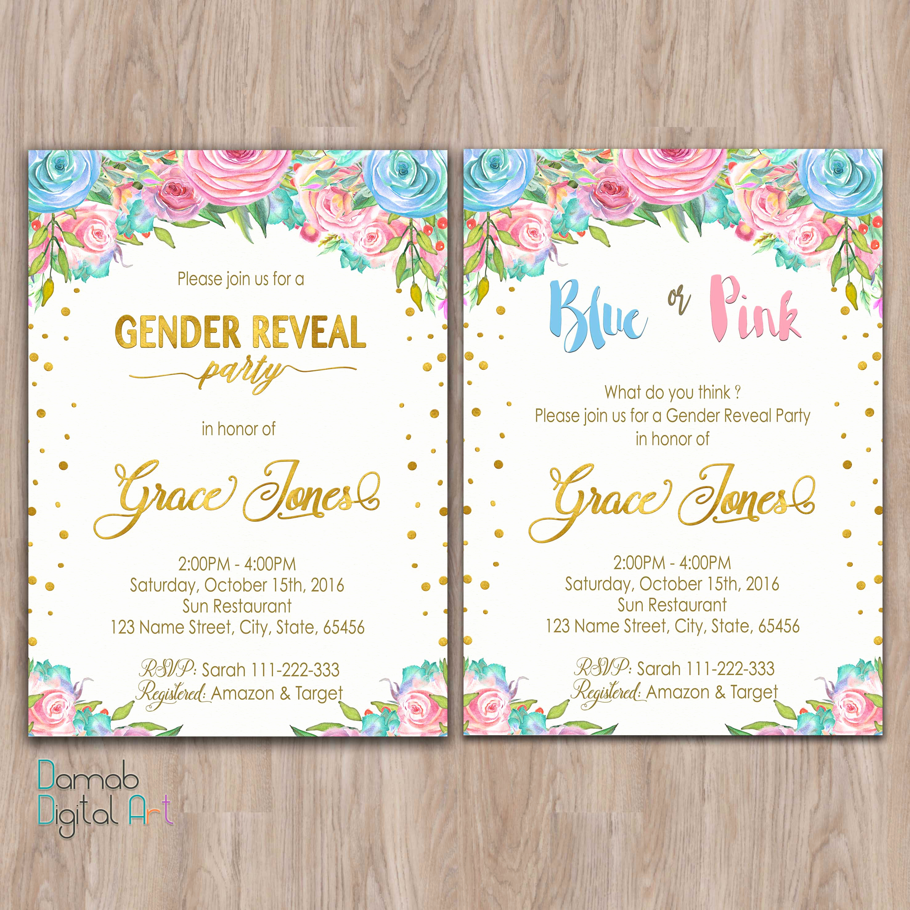 Gender Reveal Invitation Ideas New Gender Reveal Invitation Printable Gender Reveal Invites