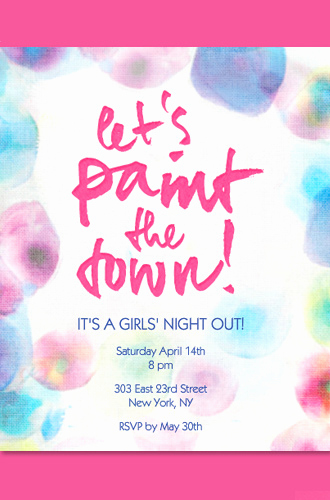 Girls Night Out Invitation Inspirational Girls Night Invitation Ideas Evite