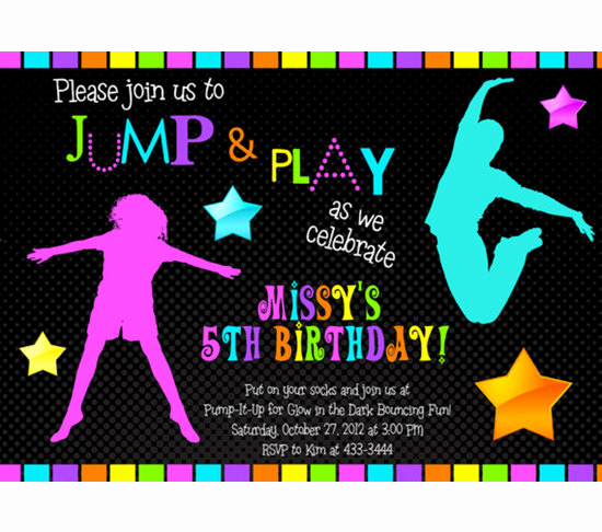 Glow Party Invitation Template Free Beautiful Free Printable Glow In the Dark Birthday Invitations