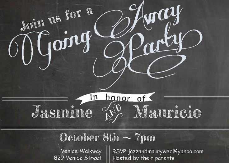 Going Away Party Invitation New 39 Best Images About Farewell Going Away Invitations On