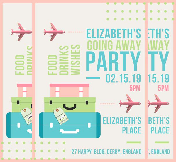 Going Away Party Invitation Template Unique 83 Party Flyers Psd Word Ai Pages Eps formats