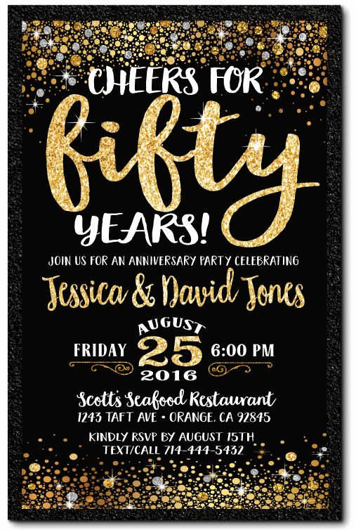 Golden Birthday Invitation Wording Beautiful 25 Best Ideas About Anniversary Party Invitations On