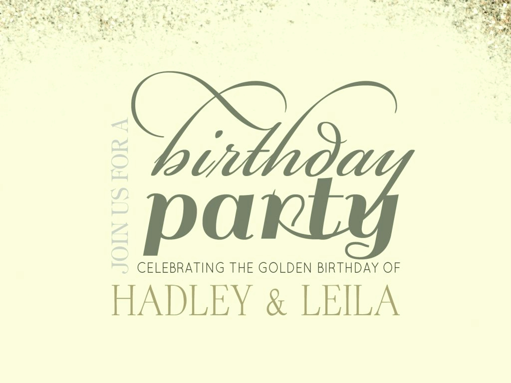 Golden Birthday Invitation Wording Unique Golden Birthday Party Invitations Cobypic