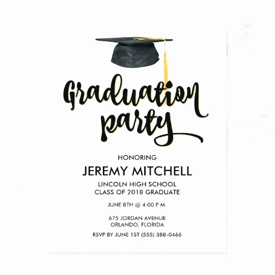 Graduation Ceremony Invitation Letter Beautiful Graduation Invitation Letter Template – Rundacity