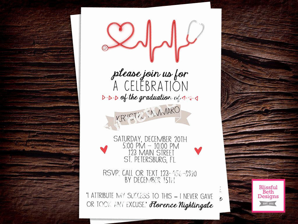 Graduation Ceremony Invitation Templates Free Lovely Nursing Pinning Ceremony Invitation Template
