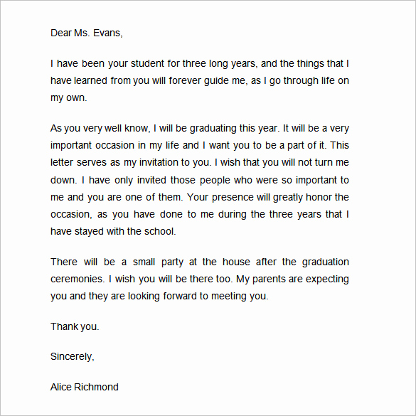 Graduation Invitation Letter Sample Awesome 50 Microsoft Invitation Templates Free Samples