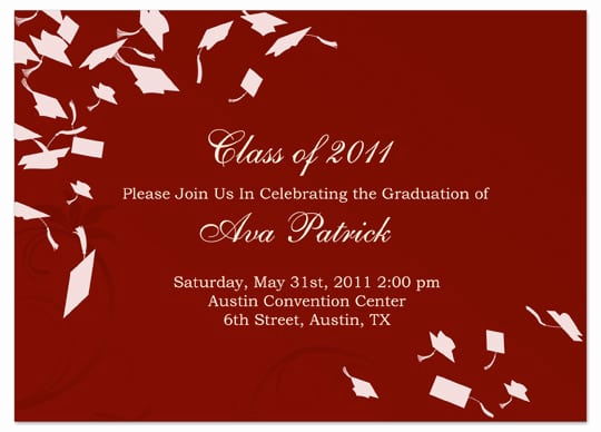 Graduation Invitation Templates 2016 Inspirational Graduation Invitation Template