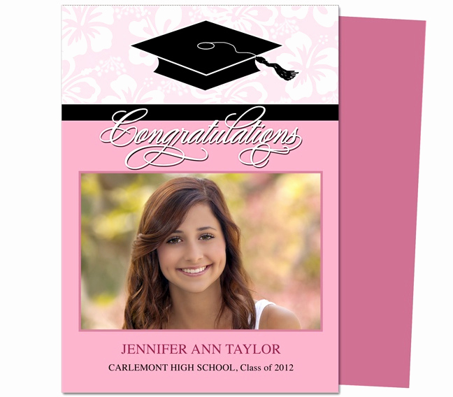 Graduation Invitation Templates Microsoft Publisher Awesome 46 Best Printable Diy Graduation Announcements Templates