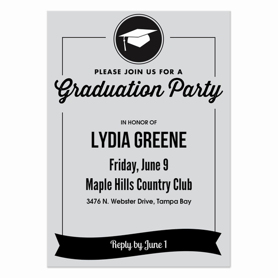 Graduation Party Invitation Cards Lovely Graduation Party Invitations &amp; Cards On Pingg