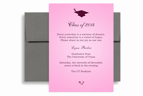 Graduation Party Invitation Wording Elegant 2019 Wording Example Graduation Party Invitation 5x7 In
