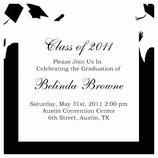 Graduation Reception Invitation Wording Unique College Graduation Party Invitation Wording