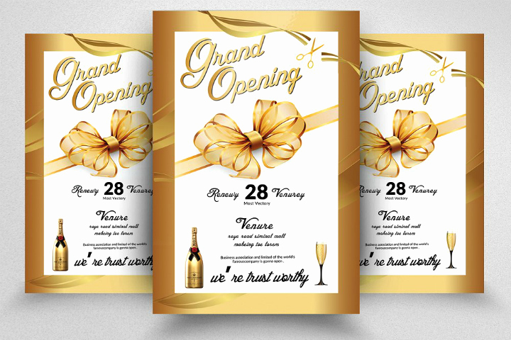 Grand Opening Invitation Template New 15 Restaurant Grand Opening Invitation Designs