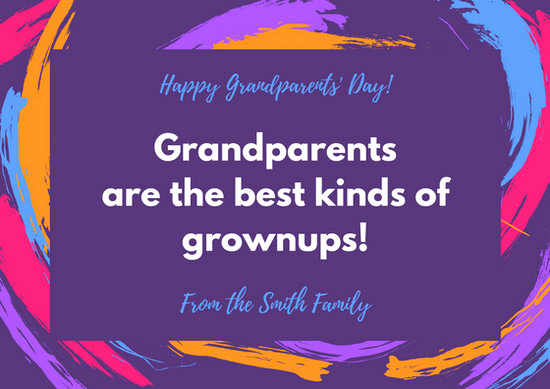 Grandparents Day Invitation Template Best Of Customize 45 Grandparents Day Card Templates Online Canva